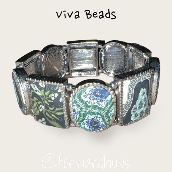 Viva Beads | Polymer Clay Hand Made Beads | Stretch Bracelet - Picture 3 of 10
